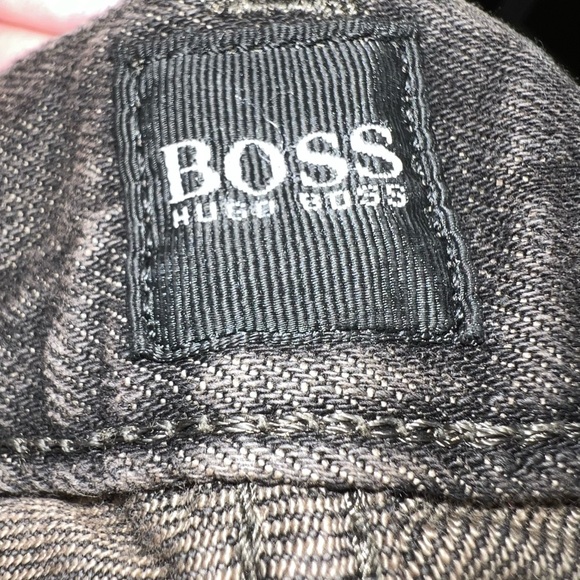 Boss Hugo Boss SLIM-FIT JEANS IN WASHED BLACK COMFORT-STRETCH DENIM - Picture 7 of 7